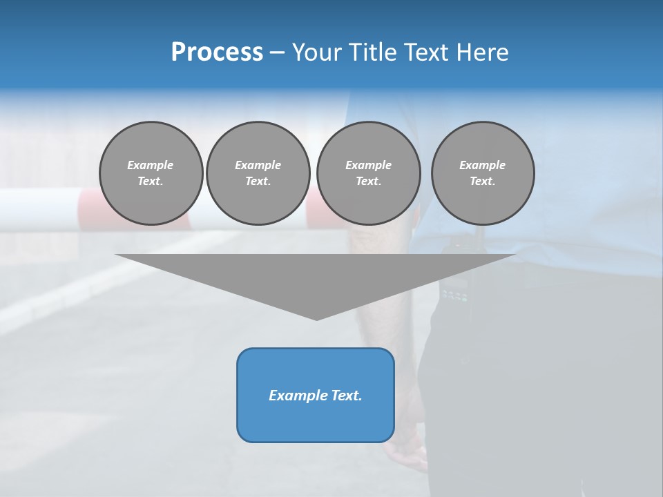 Looking Bodyguard Man PowerPoint Template