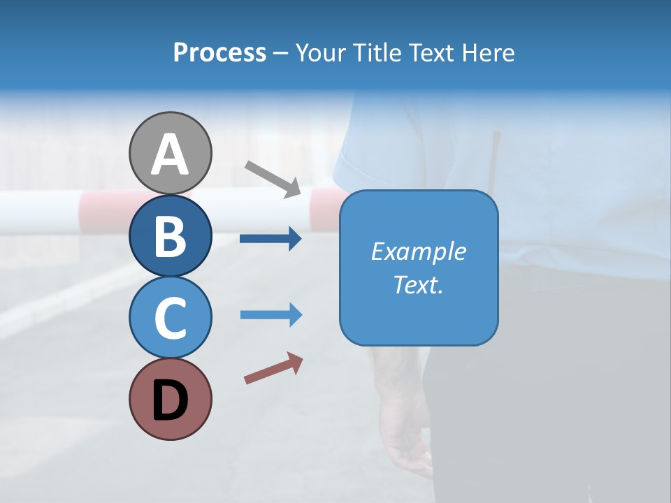 Looking Bodyguard Man PowerPoint Template