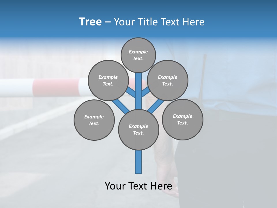 Looking Bodyguard Man PowerPoint Template