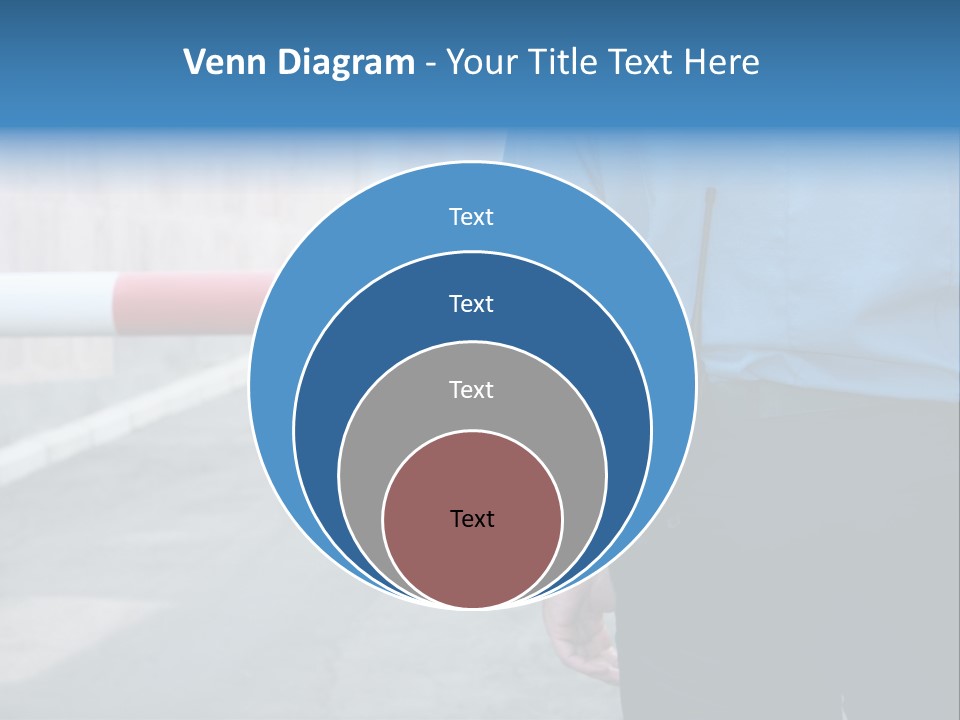 Looking Bodyguard Man PowerPoint Template