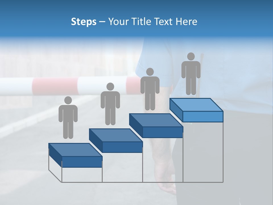 Looking Bodyguard Man PowerPoint Template