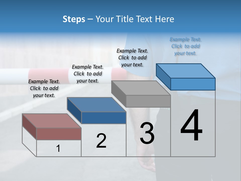 Looking Bodyguard Man PowerPoint Template