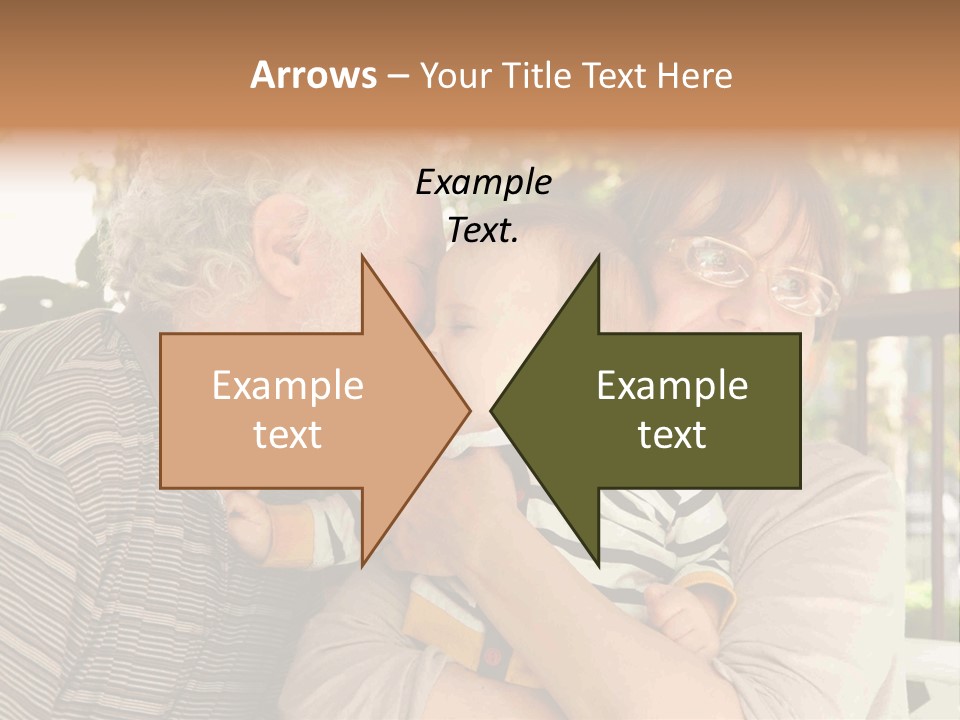 Grandchild Happy Generations PowerPoint Template