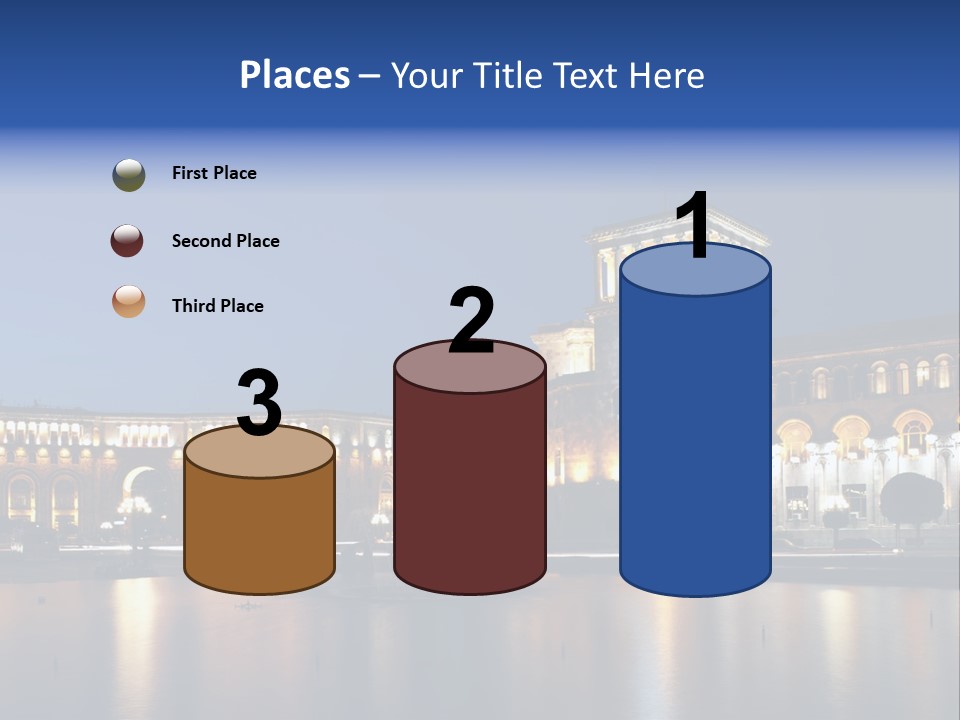 City Armenia Asia PowerPoint Template