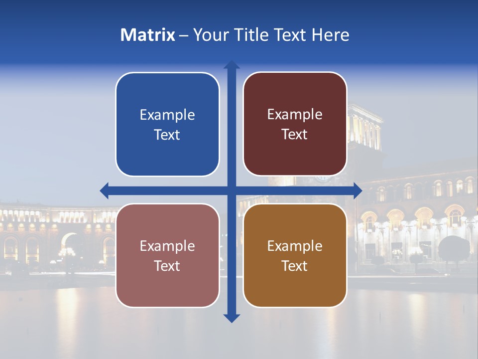 City Armenia Asia PowerPoint Template