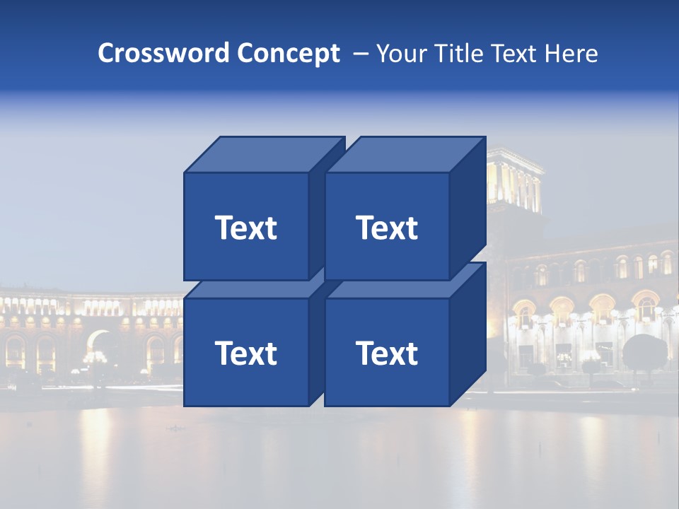 City Armenia Asia PowerPoint Template