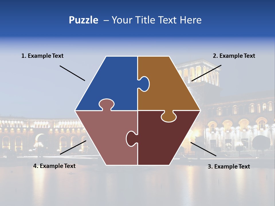 City Armenia Asia PowerPoint Template