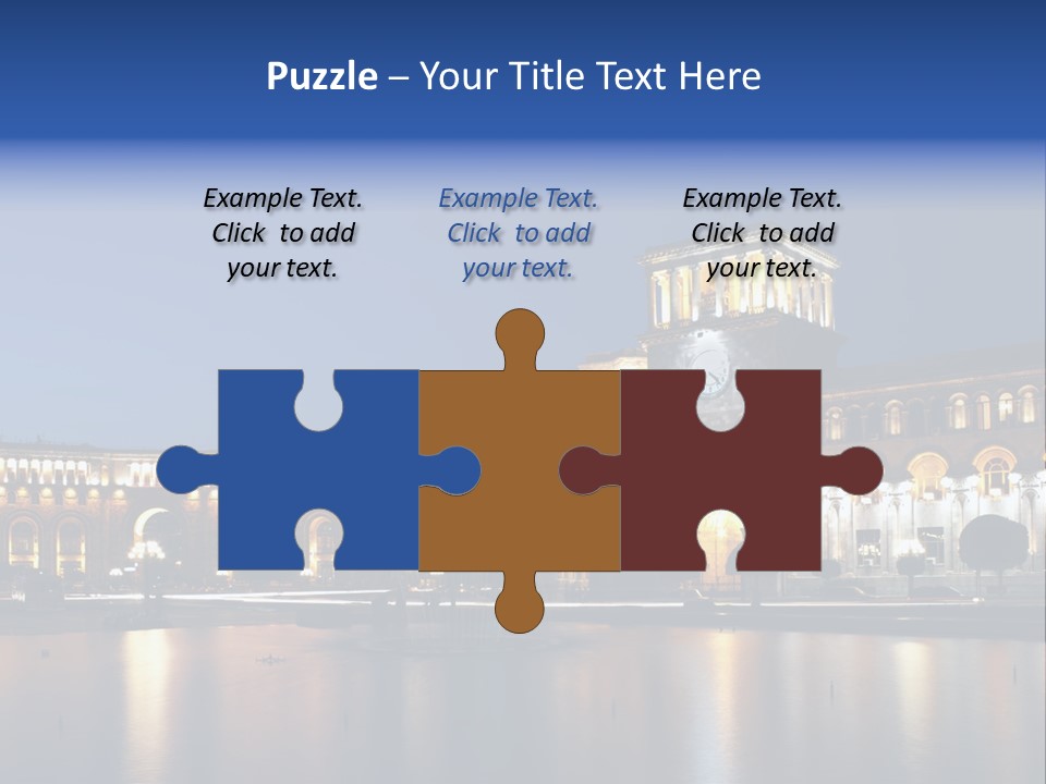 City Armenia Asia PowerPoint Template