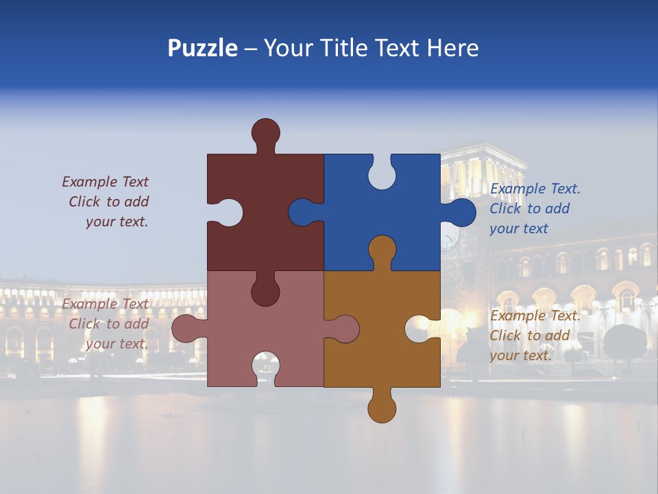 City Armenia Asia PowerPoint Template