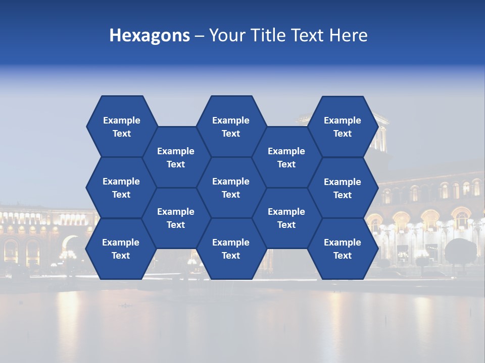 City Armenia Asia PowerPoint Template