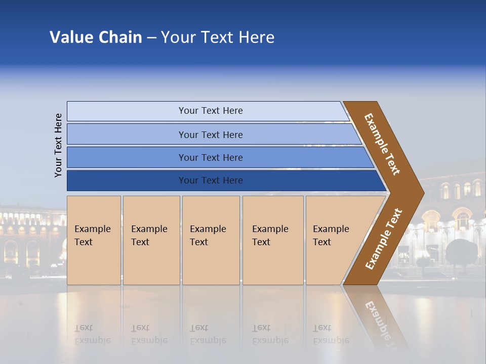 City Armenia Asia PowerPoint Template