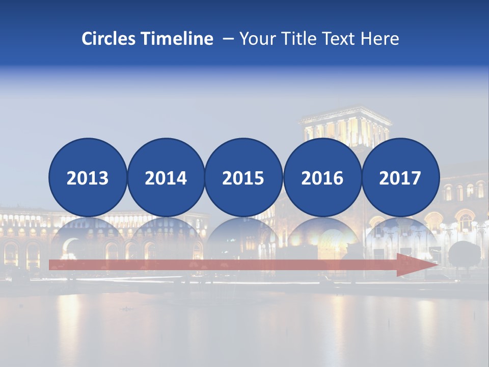 City Armenia Asia PowerPoint Template