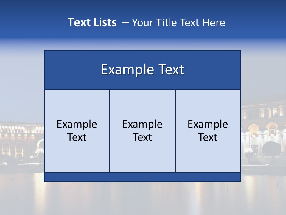 City Armenia Asia PowerPoint Template
