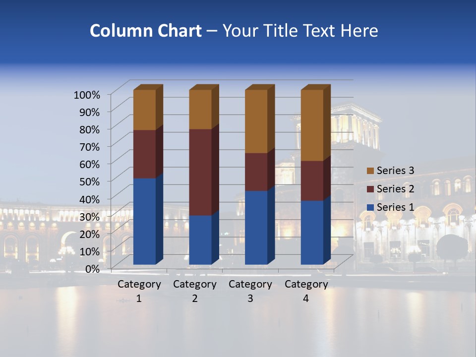 City Armenia Asia PowerPoint Template