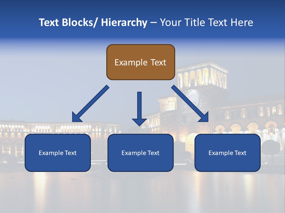 City Armenia Asia PowerPoint Template