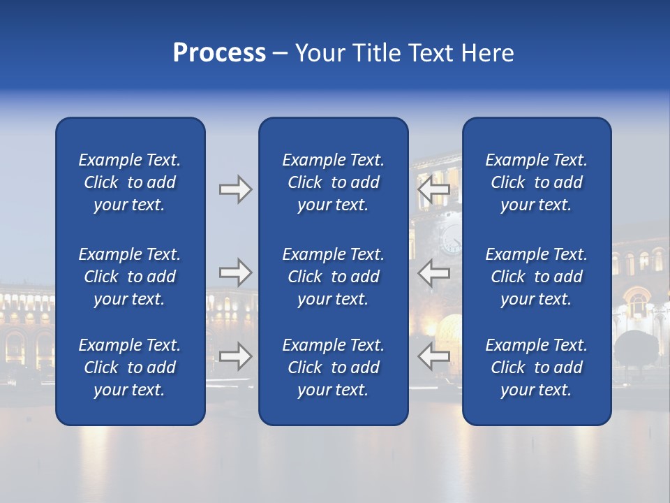 City Armenia Asia PowerPoint Template