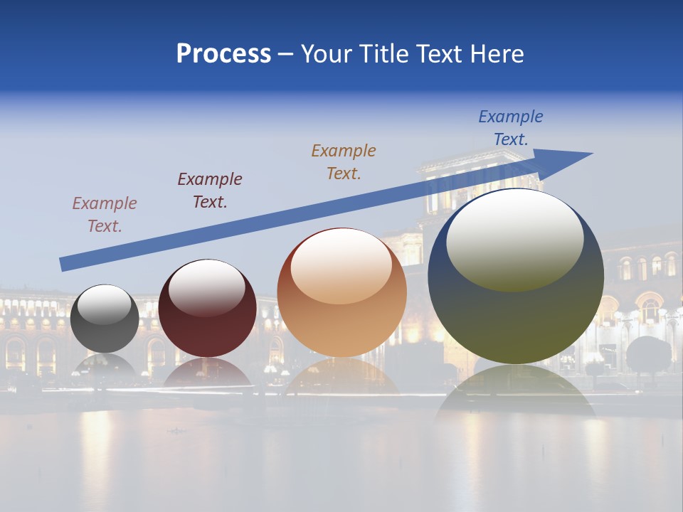 City Armenia Asia PowerPoint Template