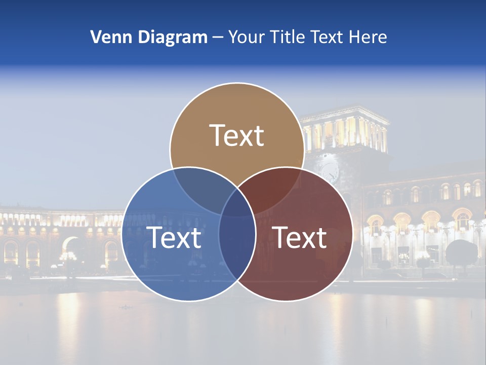 City Armenia Asia PowerPoint Template