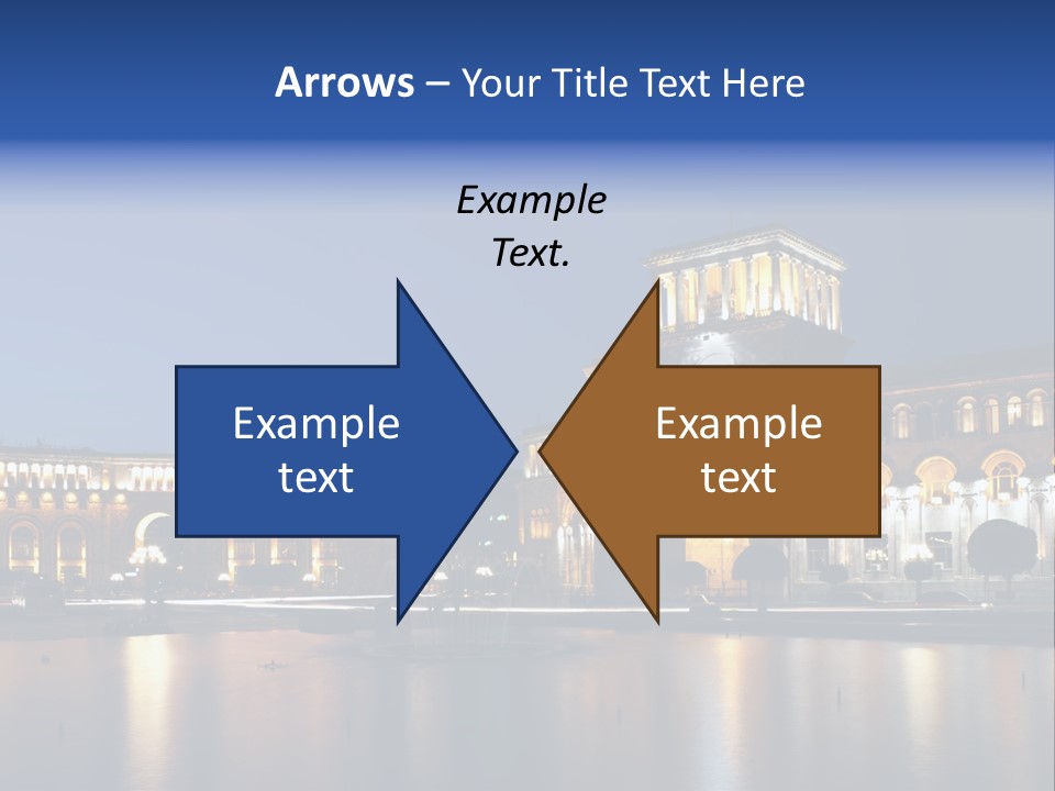 City Armenia Asia PowerPoint Template