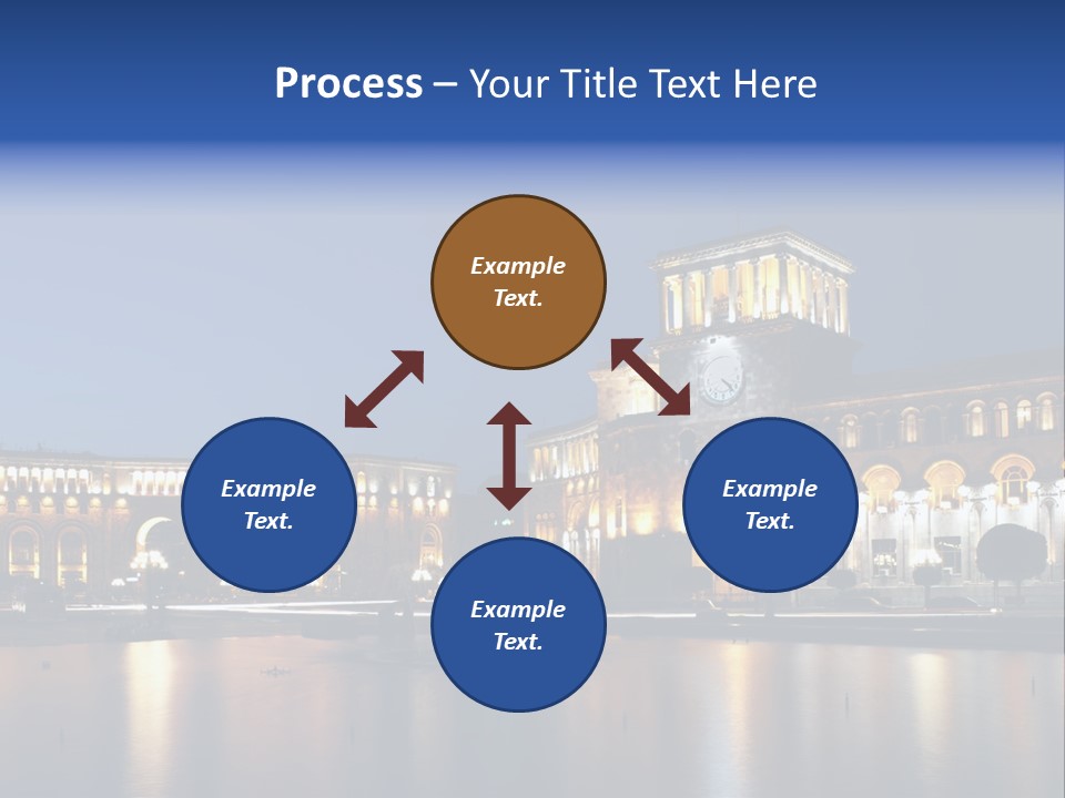 City Armenia Asia PowerPoint Template