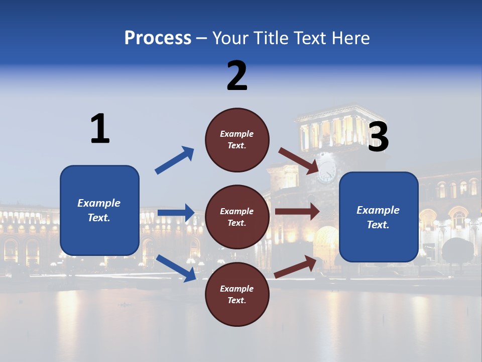 City Armenia Asia PowerPoint Template
