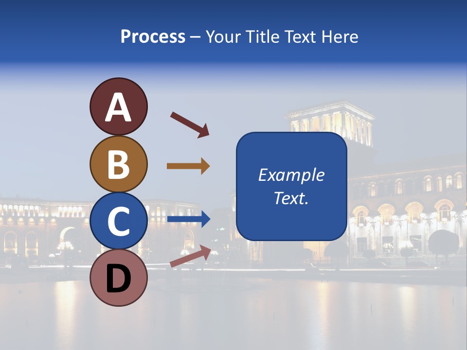 City Armenia Asia PowerPoint Template