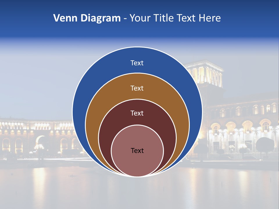 City Armenia Asia PowerPoint Template