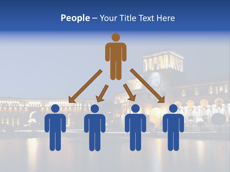 City Armenia Asia PowerPoint Template