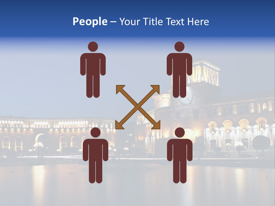 City Armenia Asia PowerPoint Template