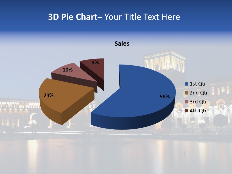 City Armenia Asia PowerPoint Template