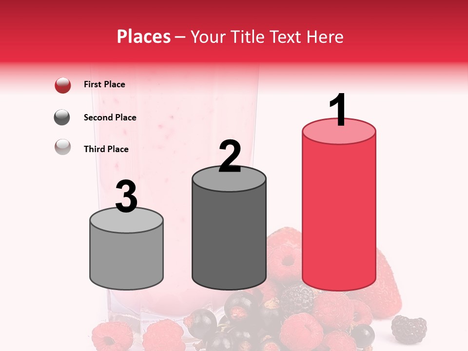 Healthy Smoothie Frappe PowerPoint Template