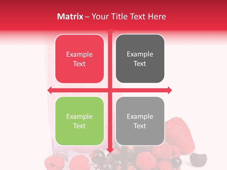 Healthy Smoothie Frappe PowerPoint Template