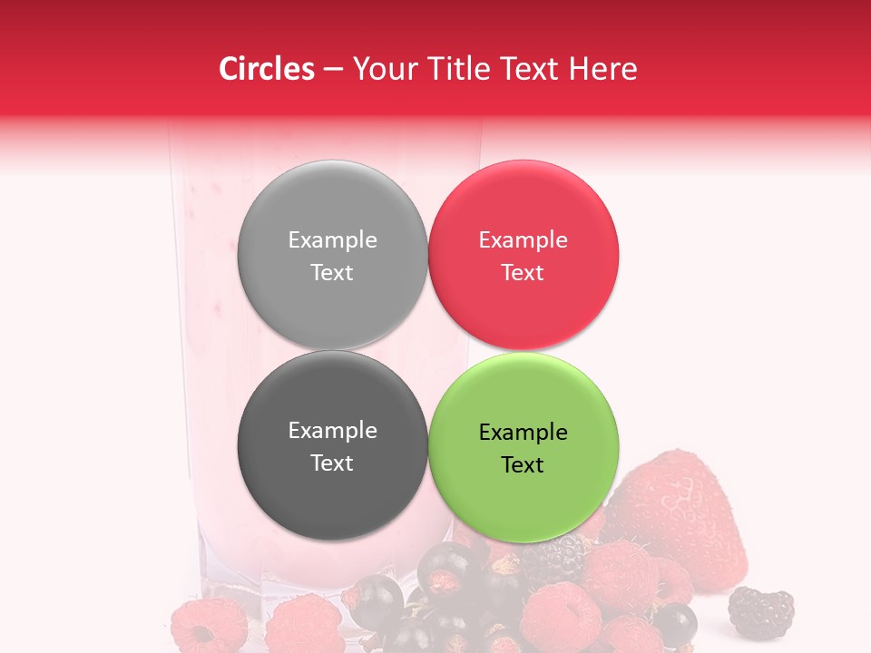 Healthy Smoothie Frappe PowerPoint Template