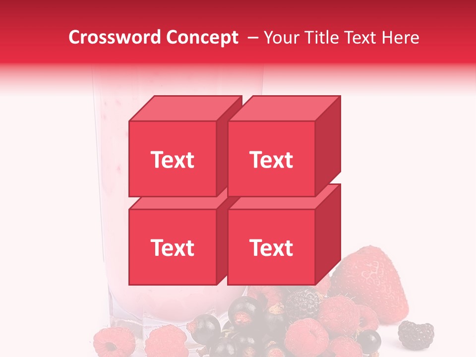 Healthy Smoothie Frappe PowerPoint Template