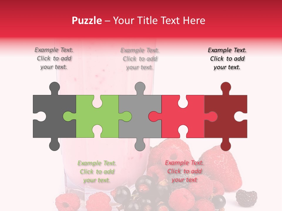 Healthy Smoothie Frappe PowerPoint Template