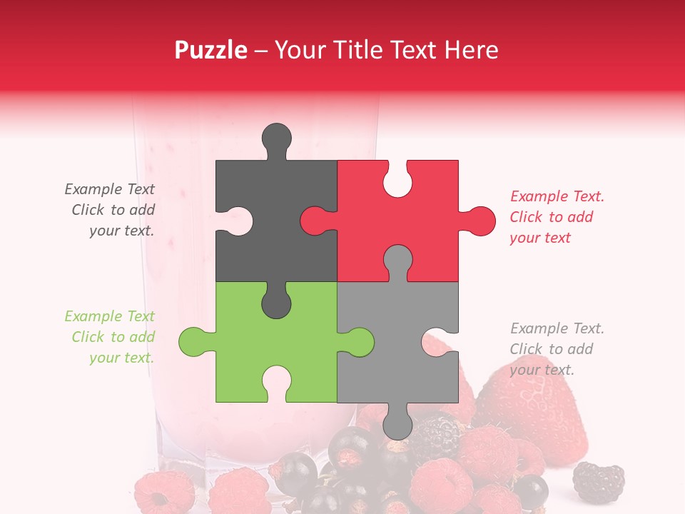 Healthy Smoothie Frappe PowerPoint Template