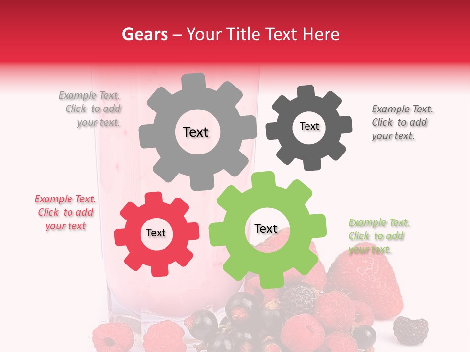 Healthy Smoothie Frappe PowerPoint Template