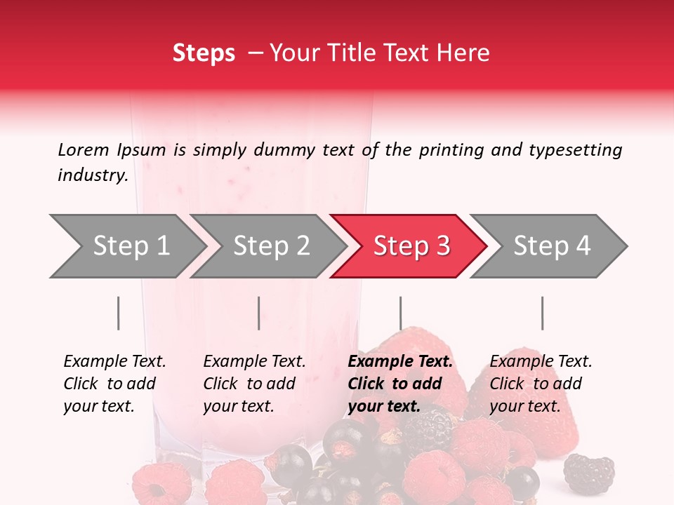 Healthy Smoothie Frappe PowerPoint Template