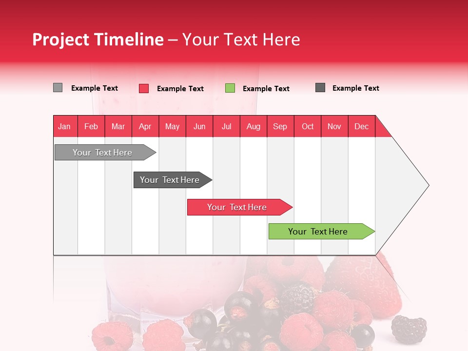 Healthy Smoothie Frappe PowerPoint Template