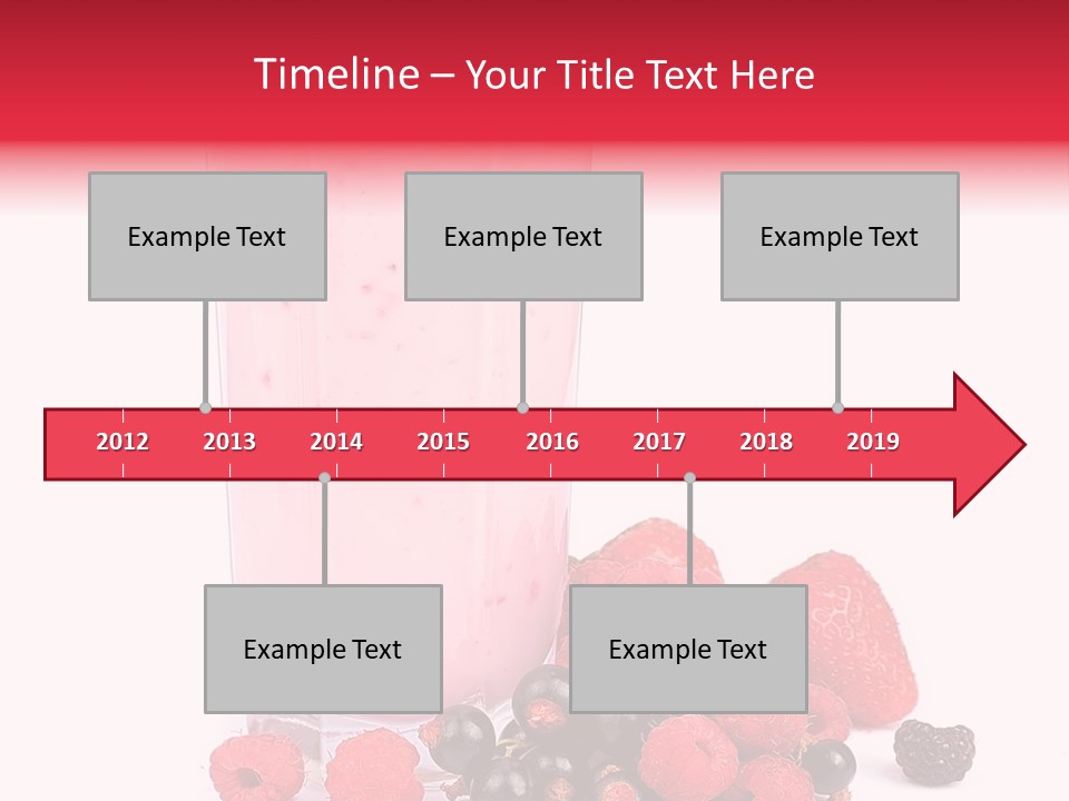 Healthy Smoothie Frappe PowerPoint Template