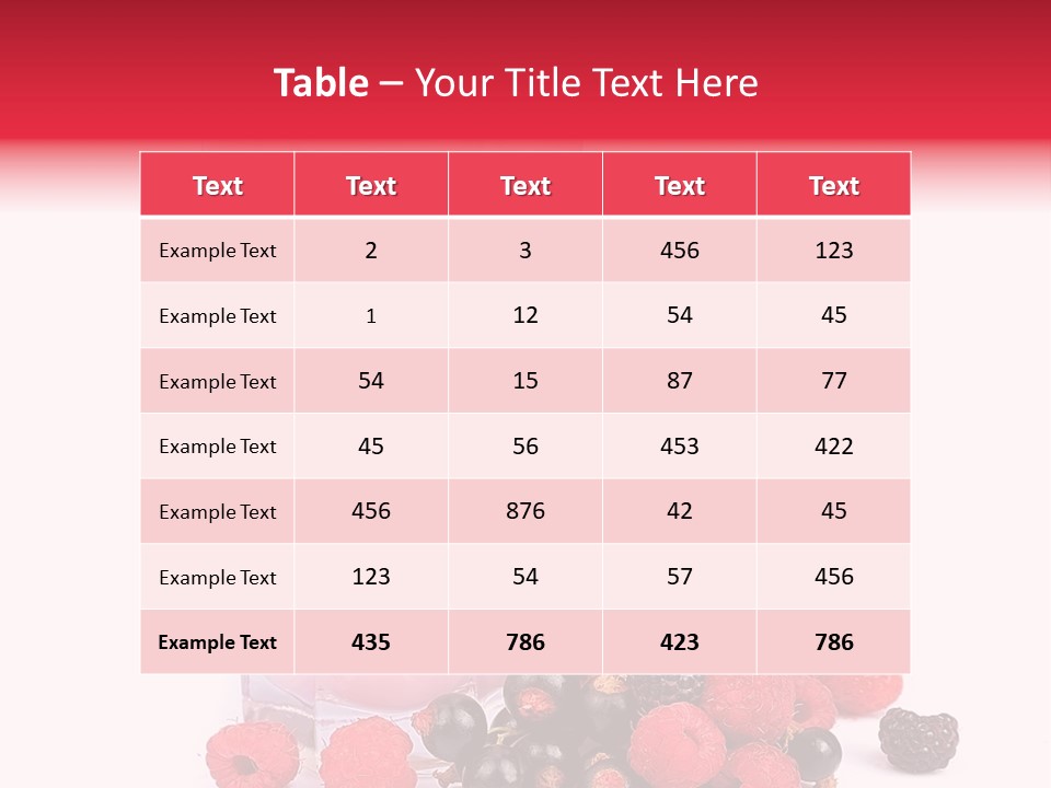 Healthy Smoothie Frappe PowerPoint Template