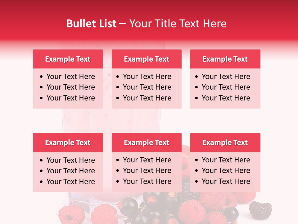 Healthy Smoothie Frappe PowerPoint Template