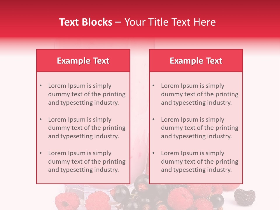 Healthy Smoothie Frappe PowerPoint Template