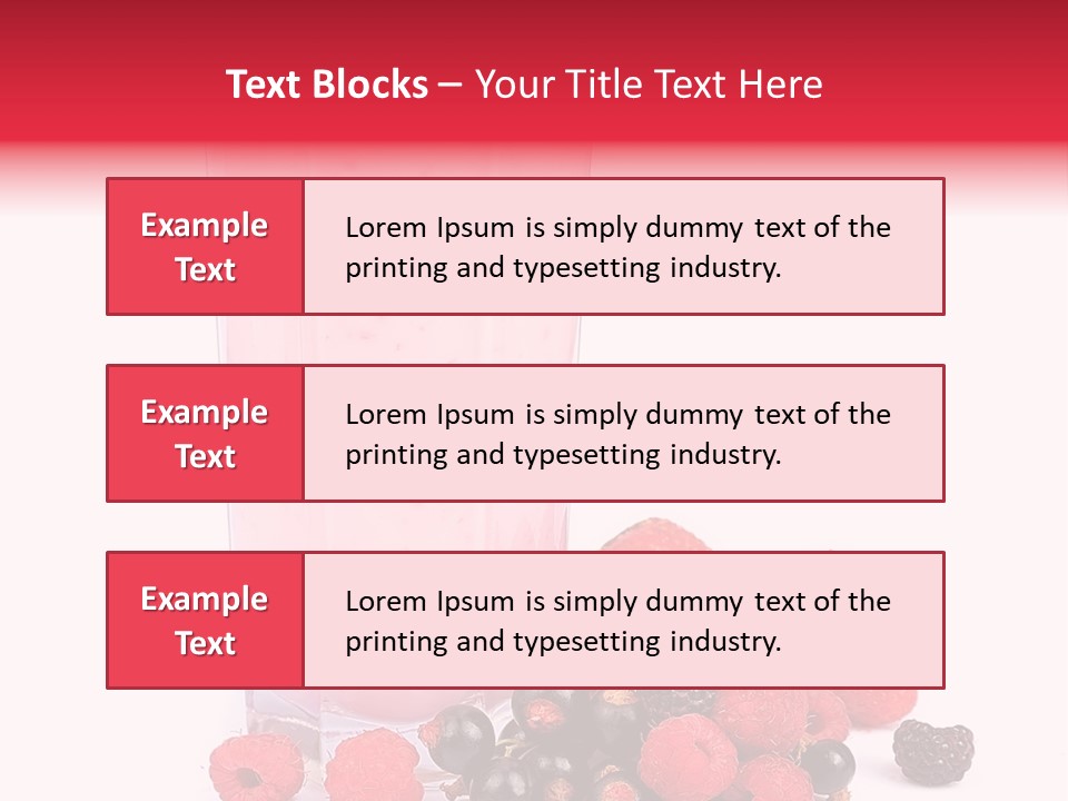 Healthy Smoothie Frappe PowerPoint Template