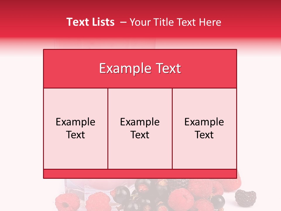Healthy Smoothie Frappe PowerPoint Template