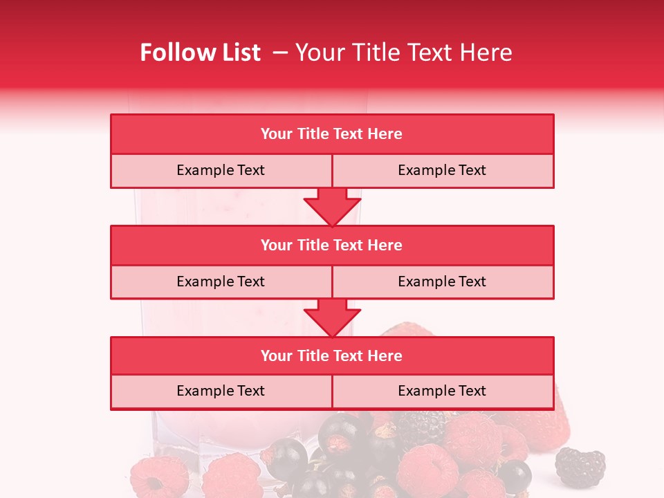 Healthy Smoothie Frappe PowerPoint Template