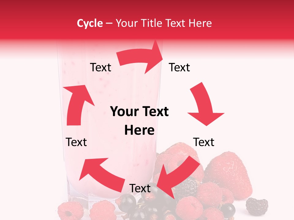 Healthy Smoothie Frappe PowerPoint Template