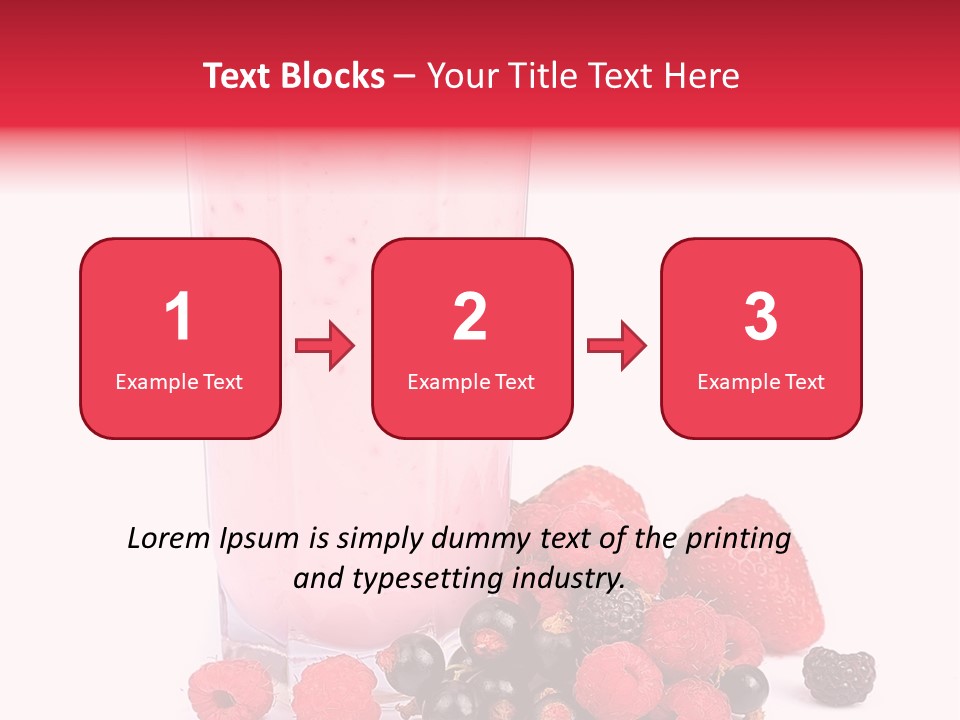 Healthy Smoothie Frappe PowerPoint Template