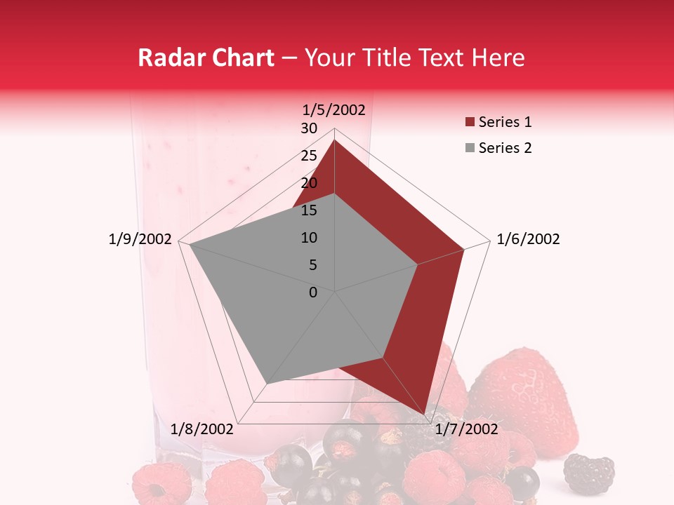 Healthy Smoothie Frappe PowerPoint Template