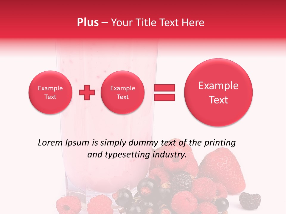 Healthy Smoothie Frappe PowerPoint Template